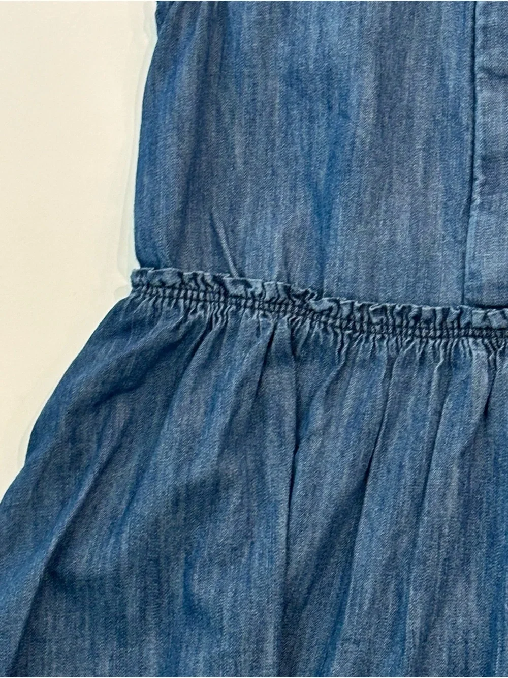 GAP Girls' Sleeveless Denim Chambray Dress 6-7